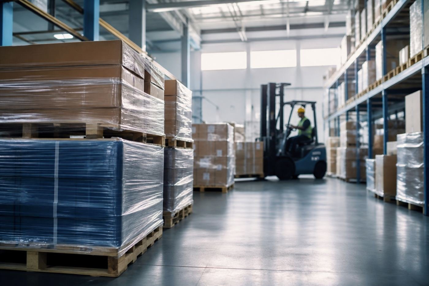 Modern logistics warehouse